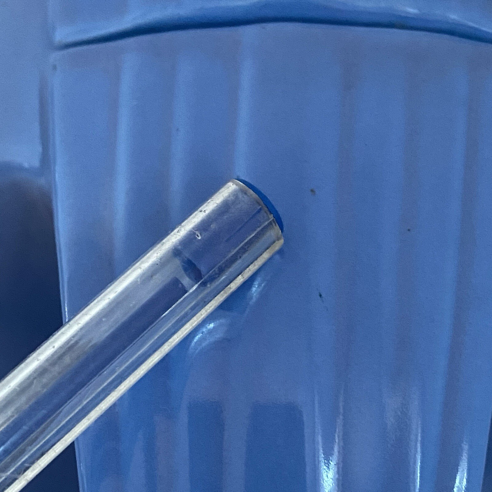 vintage Hall China Co USA Pitcher Westinghouse Streamline water jug blue 40s MCM