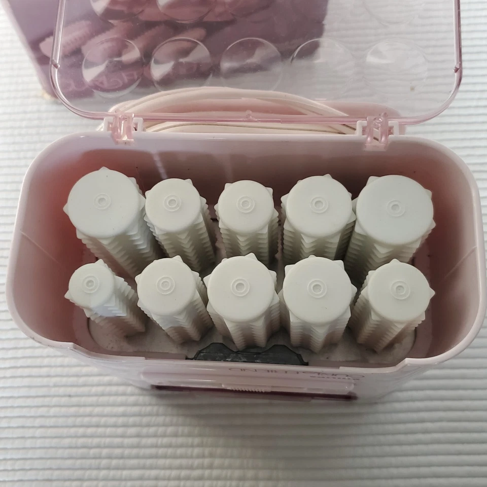 Philips Curl Friend Hairsetter Caja Rodillos Desfile Rizadores HP1630 Niebla Secado Funciona Foto 4 de 4