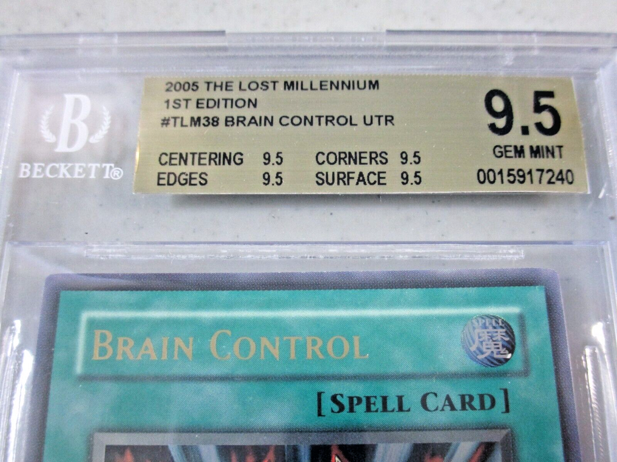 Brain Control TLM-EN038 1st Edition Ultimate Rare BGS 9.5 YuGiOh