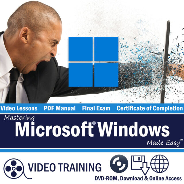 Learn Microsoft WINDOWS 11 Training Tutorial DVD and Digital Course 183 Lessons