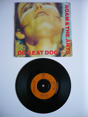 Adam And The Ants Dog Eat Dog 7'' Vinyl UK 1980 CBS 1st Press Single & Adam Ant