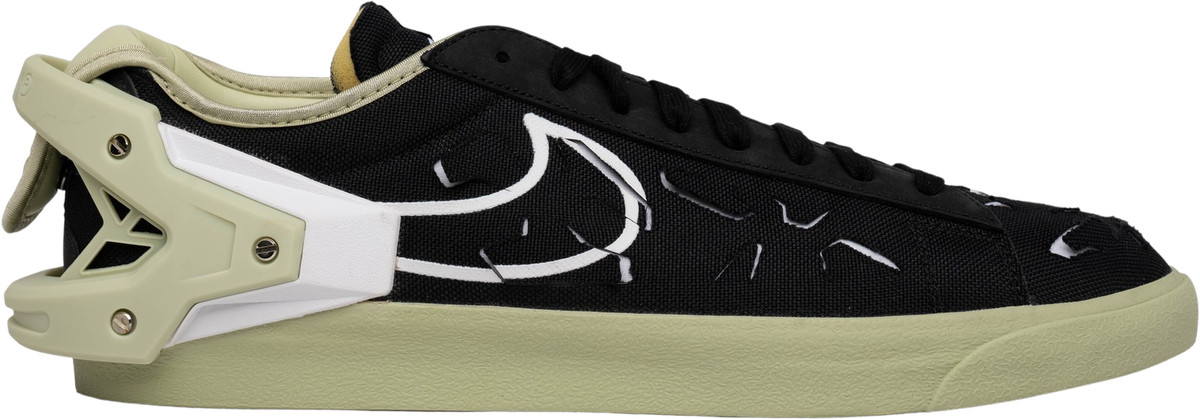 Nike Acronym x Blazer Low Black Olive Aura for Sale Nike Acronym x Blazer Low Black Olive Aura for Sale