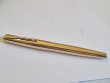 Fountain Pen PARKER LADY INSIGNIA in ROLLED GOLD MADE IN ENGLAND vintage