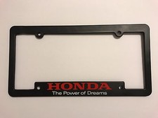 Genuine Honda The Power Of Dreams Brand New License Frame Plate