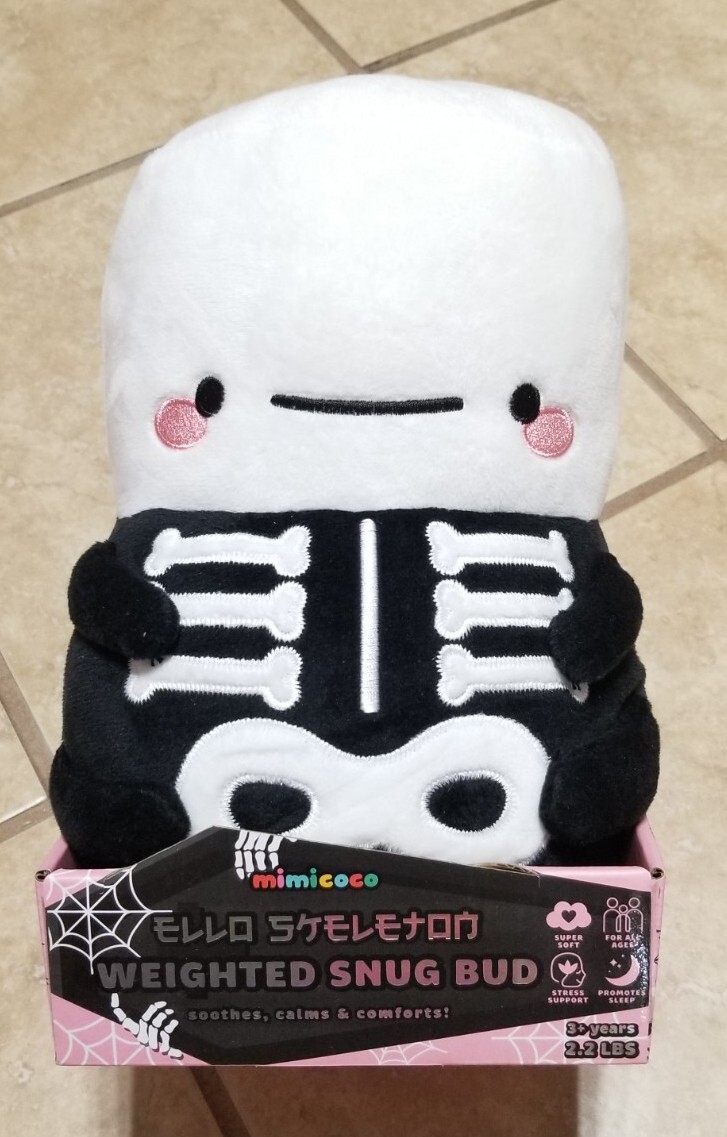 Mimicoco Ello Skeleton Weighted Snug Bud 9 Inch Plush | eBay