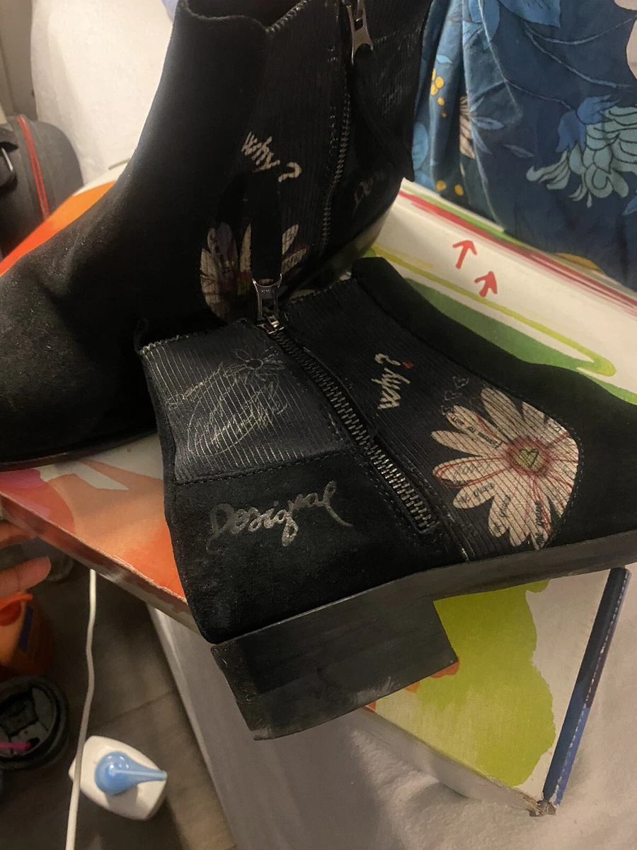 Sandales D'été Desigual Taille 40 - Multicolore, Plateforme, En Cuir, Très Bon état