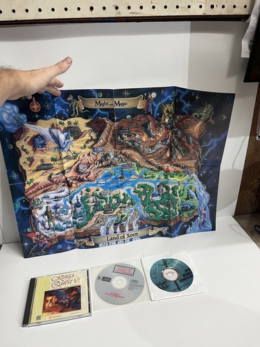 Paquete de 3 Fantasy Mega CD Kings Quest VI, Might and Magic, Eye of Beholder III PC - Imagen 14 de 23