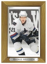 #186 Magnus Arvedson 2003-04 Upper Deck Beehive Hockey Card NM-Mint