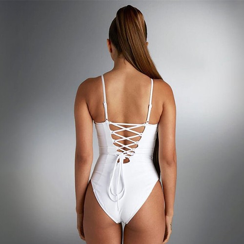 Black L One-piece Swimwear for Women Comfortable Breathable Swimwear for - Picture 5 of 12