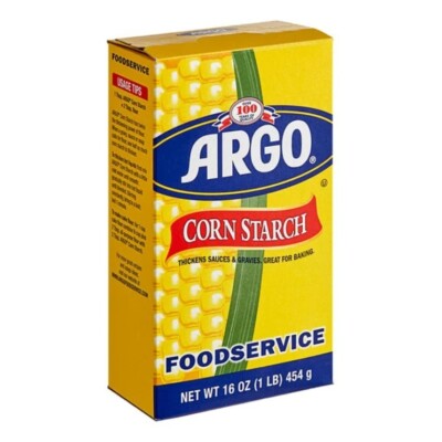 Argo, Cornstarch, 1 Pound(LB) Box 100% Pure