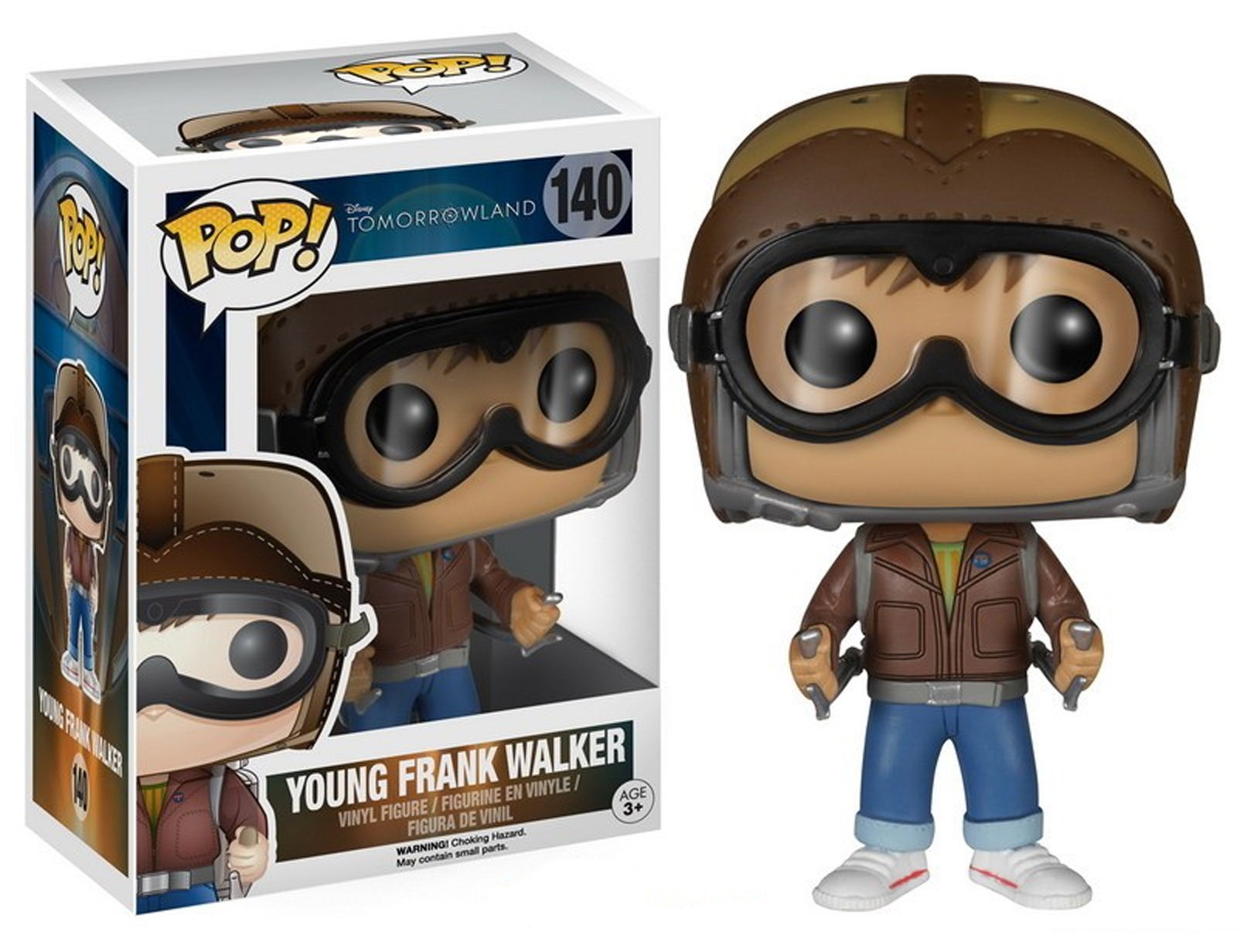 DISNEY TOMORROWLAND YOUNG FRANK WALKER 3.75"" POP VINYL FIGURE FUNKO