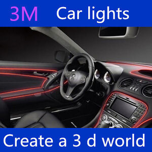 Details About Led Car Interior Wire Rope Dash Ambient Footwell Strip Light Lightiing 5 Meters