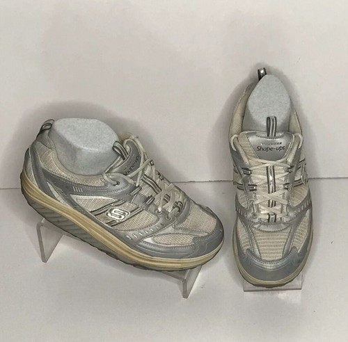 Skechers Shape Ups Zapatillas deportivas para mujer 9.5 Zapatos para  Caminar Tonificación Atlético Blanco 11814 | eBay