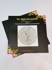 Two Stress Relieving Coloring Books - Animals, Garden, Geometric  Ocean Scenes