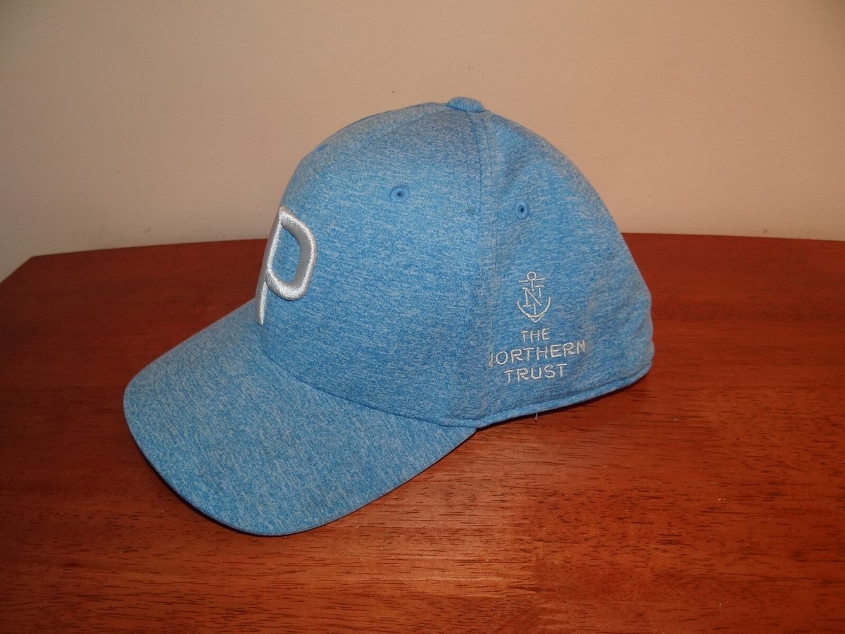 PUMA Golf Hat/Cap Light Blue Snapback P Logo Tour Exclusive 110