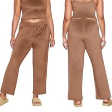 SKIMS Velour Track Pants Sienna Medium
