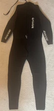 MEN'S DACOR Metalcor Tec Black Scuba Diving DIVE WETSUIT