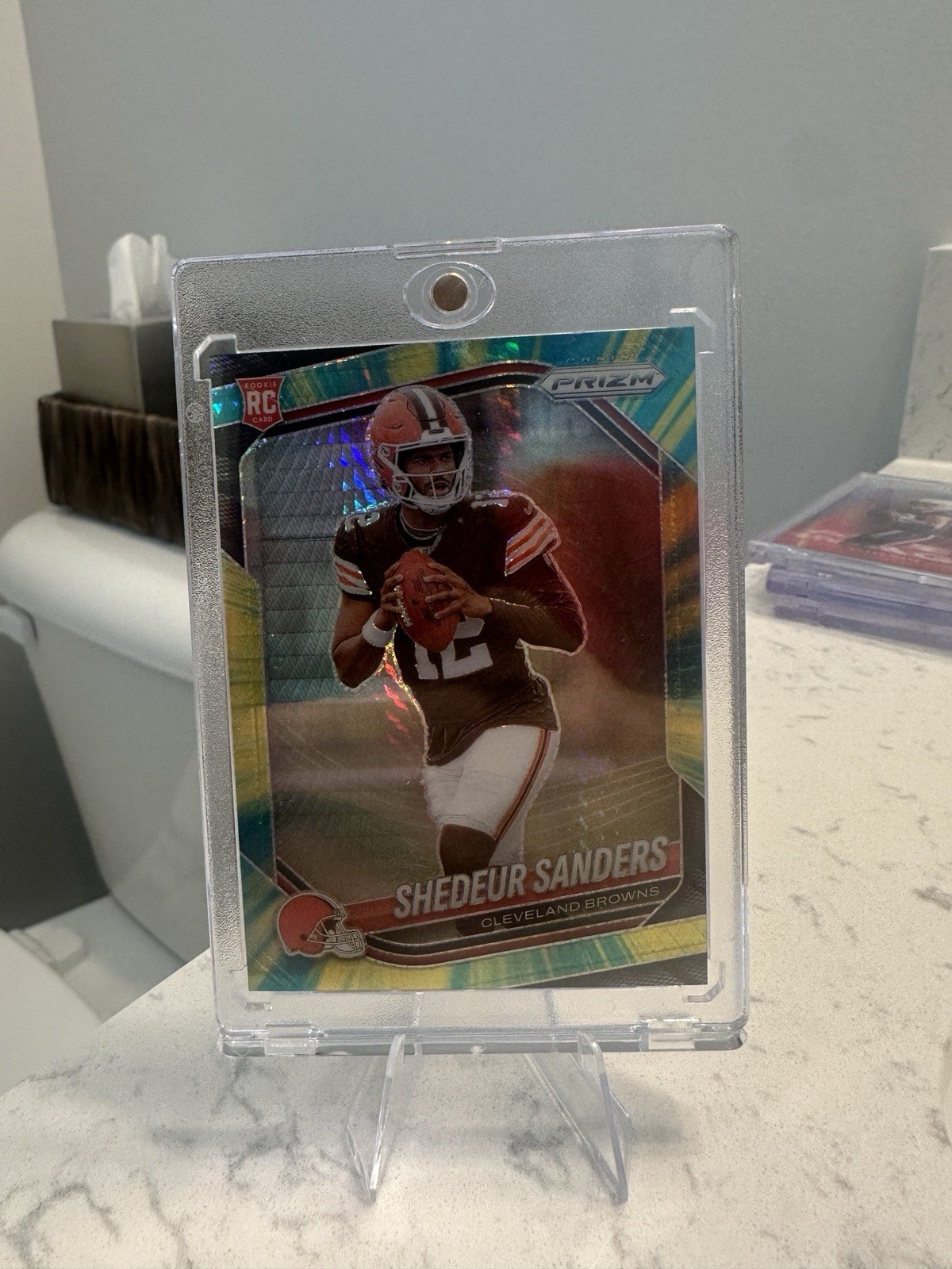 2025 Panini Prizm - Rookies Shedeur Sanders #302 Hyper Prizm /200 (RC)