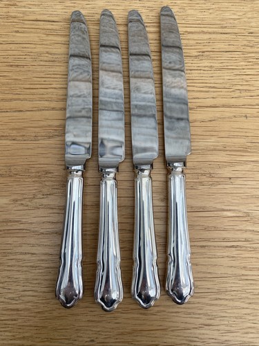 DUBARRY Design George Butler Sheffield Silver Plate EPNS Starter Knives x 4 - Picture 8 of 10