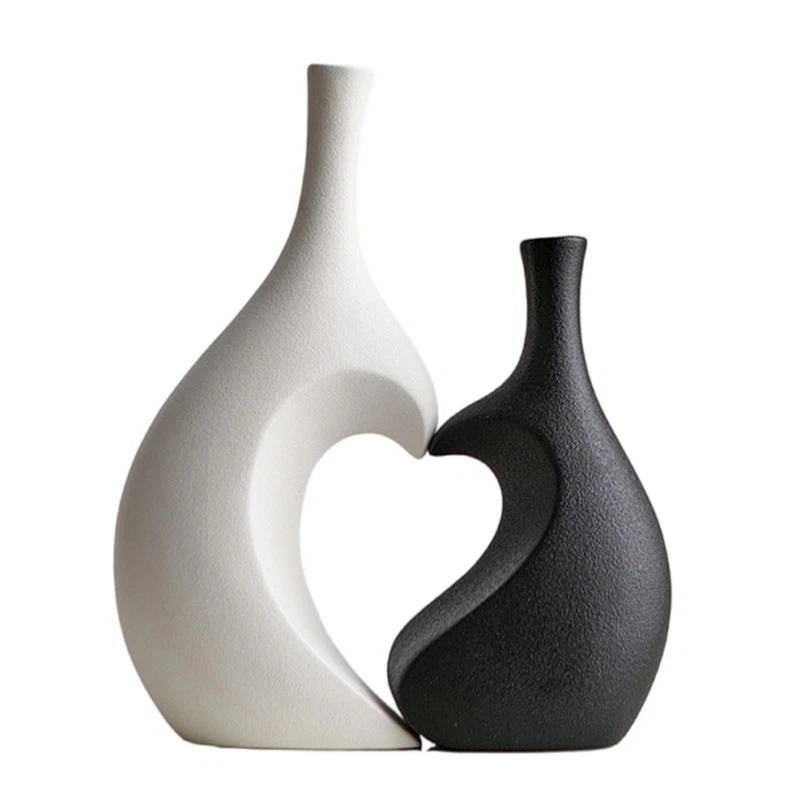Scandinavian Styles Ceramic Artistic Vases For Contemporary Interior Decoration