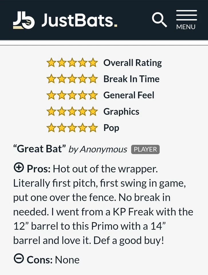 Miken Freak Primo Maxload USSSA 240 Slow Pitch Softball Bat: MP21MU 26oz Clean! - Image 4 of 4