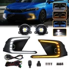 For Honda Civic 2022-2024 LED Fog Light DRL Kits w/ Turn DAYTIME RUNNING LIGHT