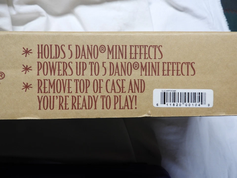 DANELECTRO мини эффект - педаль доска / чехол для переноски - EC2000 - новый в коробке новый из старых запасов - Изображение 3 из 4