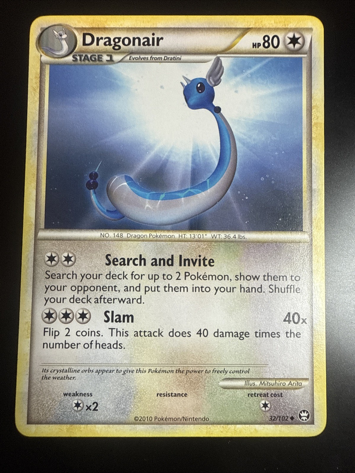 Pokémon TCG Dragonair HS Triumphant 32/102 Regular Uncommon
