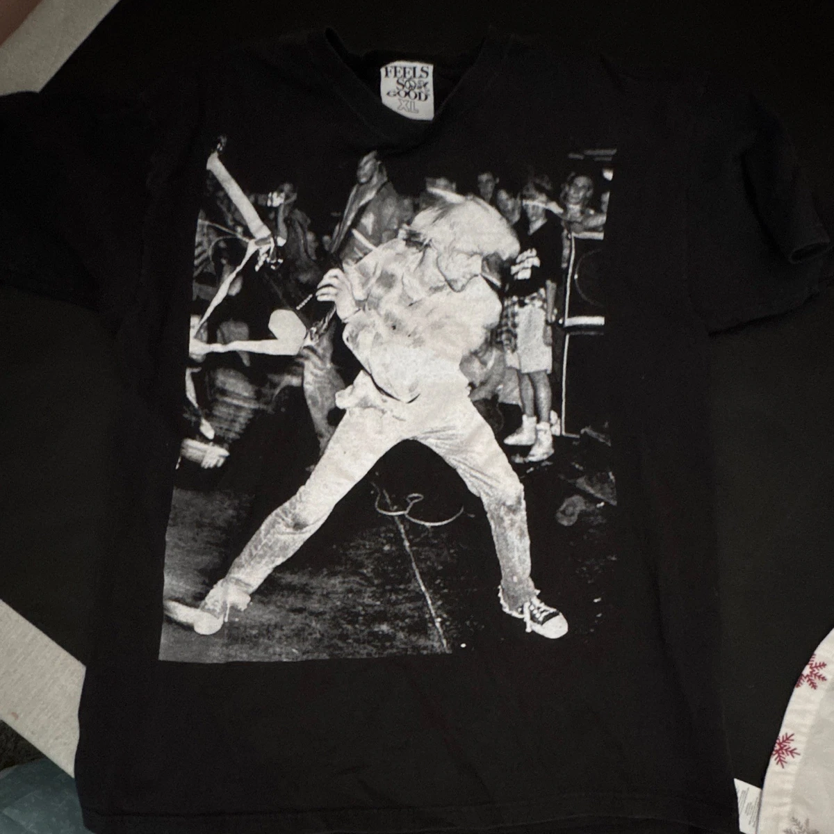 RHCP×NIRVANA 91年ツアーTシャツ XL / 白 ブート RHCP×NIRVANA 91年