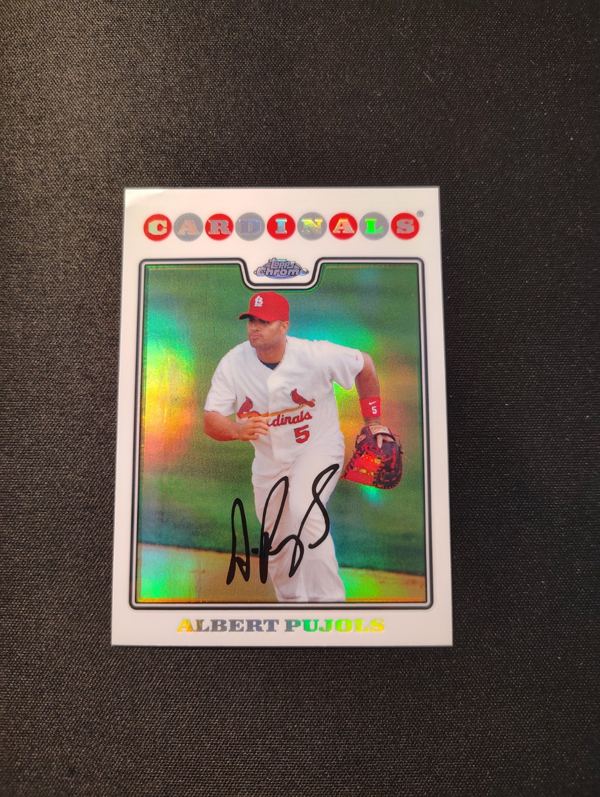 2008 Topps Chrome - Albert Pujols #131 Refractor