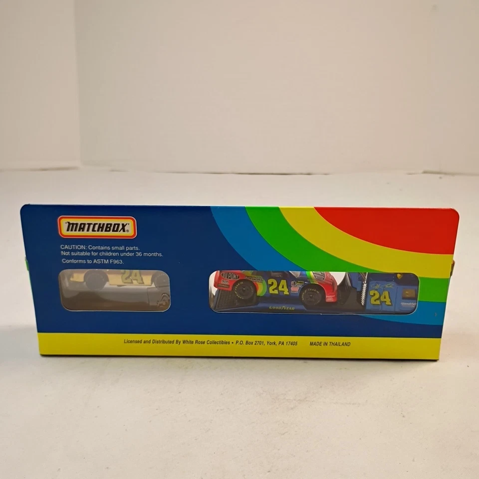 1993 LE Matchbox Jeff Gordon #24 Team Convoy Gold Rookie Year of the Super Stars - Image 3 of 4