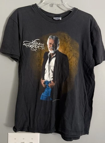 VTG 1989 Kenny Rogers Country Music concert Tour T-Shirt fad 1980s vintage concert t-shirt, vintage, single stitch, B+ condition