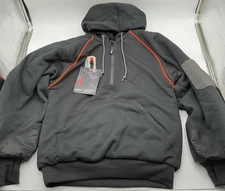 Refrigiwear Men's PolarForce Hooded Cold Weather Sweatshirt-Black-Size: S