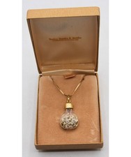 Vintage 14K Yellow Gold Flake Pendant Necklace  Please Read