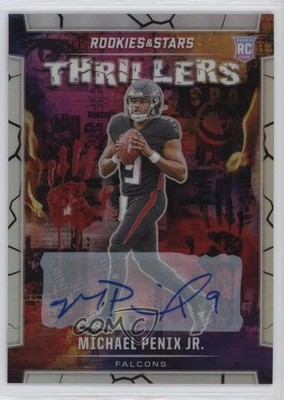 2024 Rookies & Stars Thrillers Signatures 9/99 Michael Penix Jr Auto RC 0qw3