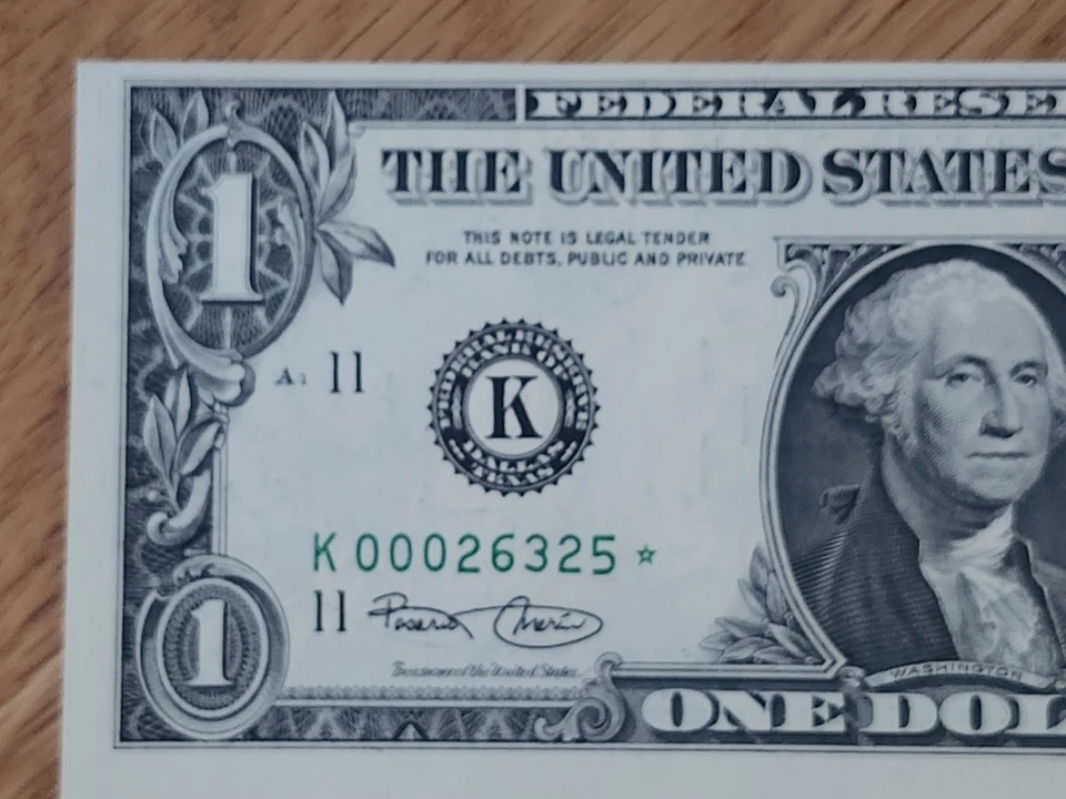 2003 $1 "STAR NOTE" DALLAS DISTRICT UNC/GEM K00026325* 000 START 3 OF 3 CONS SER - Image 3 of 4