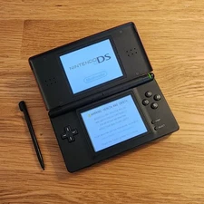 Nintendo DS Lite Crimson Red Console - Tested & Working Great w/ Stylus!