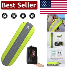 Self-Inflating Camping Sleeping Pad - 4.3 R-Value, 2.2 lbs, Waterproof Comfort