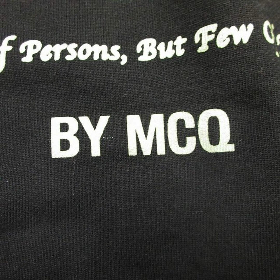 Felpa Alexander McQueen MCQ RELAXED HOODIE stampa pile cotone usata b187506