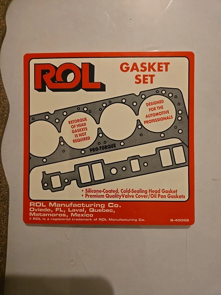 Juego de juntas de cárter de aceite ROL para B2200 B2000 MX6 626 Ford Probe 2,2 L Foto 3 de 4