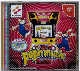 Pop'n Music 1 2 3 4 Append Disc Music Game set Konami Sega DC Dreamcast Japan