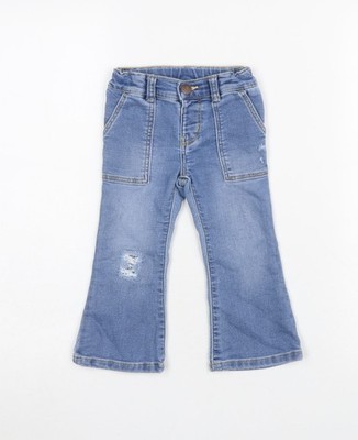OshKosh B'gosh Mädchen Jeans blau ausgestellt Denim 2 Jahre mit Taschen