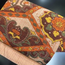 Nagoya Obi Belt Band Kyusun Pure Silk Kimono Nagoya Style Tsumugi Japan (K1961)