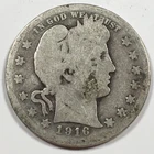 1916 United States "Barber Quarter" - About Good (AG) KM#114 - 8076