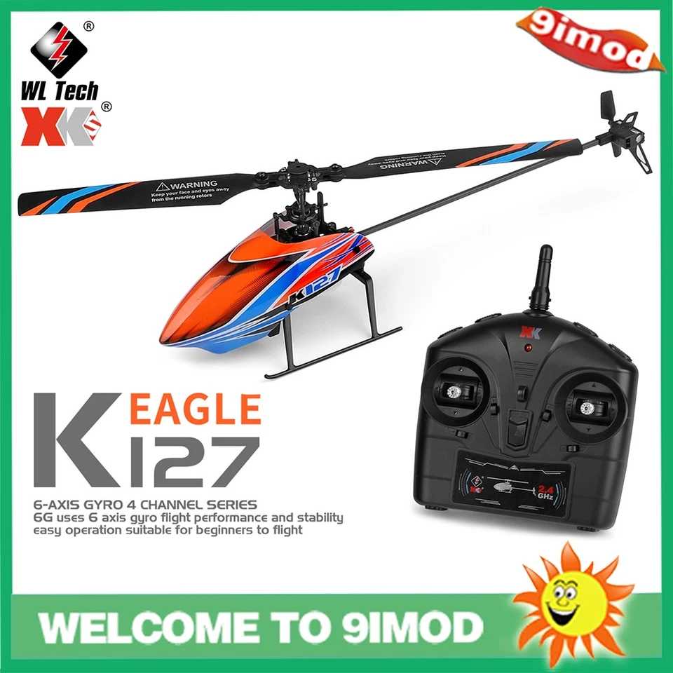WLtoys K127 2.4G 4CH 6-Aixs Gyro Fixed Height Mini RC Helicopter RTF RC Toys - Image 3 of 4