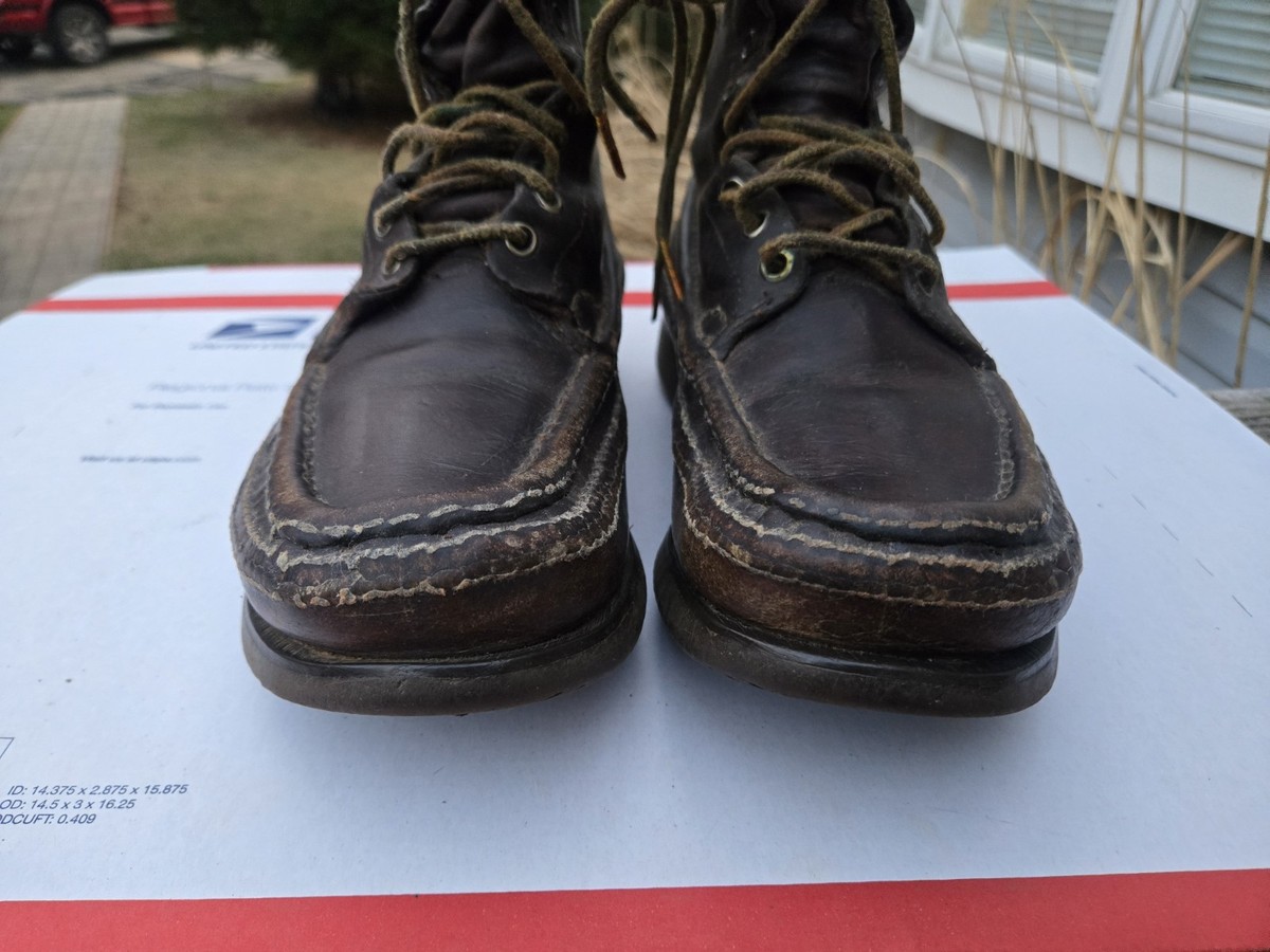 Russell Moccasin Bird Shooter Boots Size 7 E Brown Leather | eBay