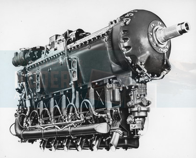 Flugzeug Motor Illustration - Original de Havilland Foto