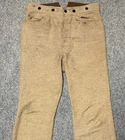 Jean Wool Confederate Style Trousers Civil War Reenactment Made In USA Size 30W