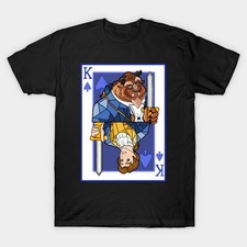 Disney  Beauty And The Beast King Of Spades T-Shirt Unisex
