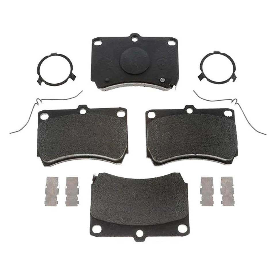 Kit de rotores de freno delanteros + pastillas metálicas y herrajes para Mazda 323 1986-1989 Foto 2 de 4